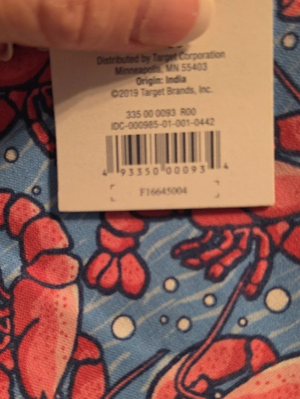 Vineyard Vines- Blue & Red Lobster with White & Navy Whale Stripe NWT